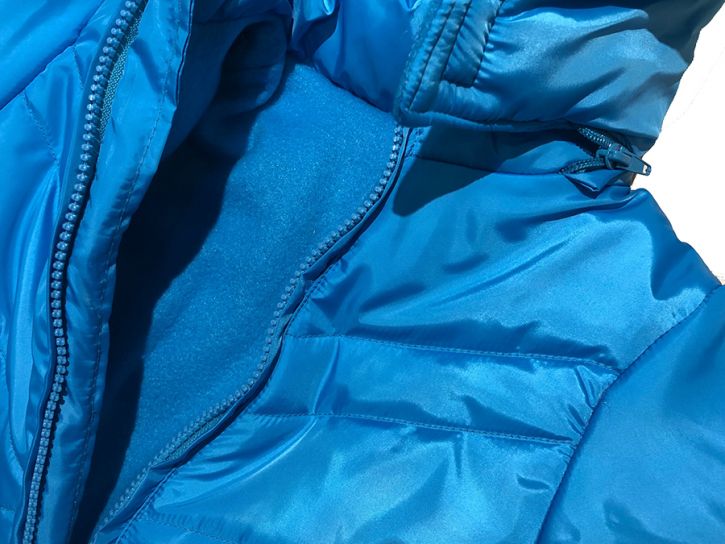 Tapado Bebe Liso Wata - Silver y Polar Con Capucha Desmontable