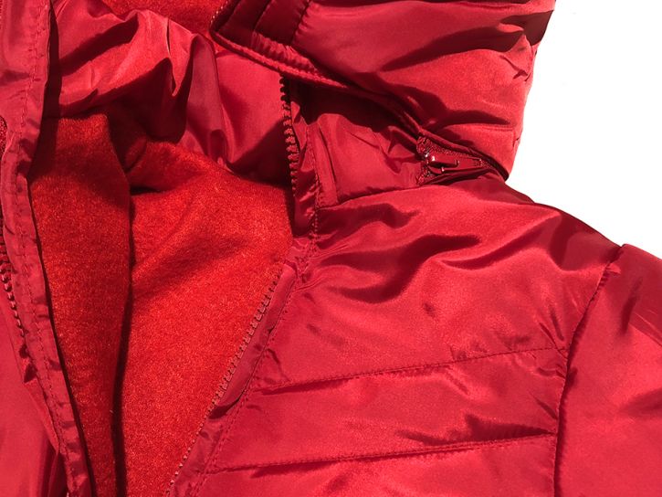 Tapado Bebe Liso Wata - Silver y Polar Con Capucha Desmontable