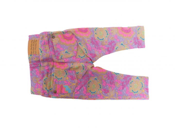 Calza Rustica Estampada de Flores