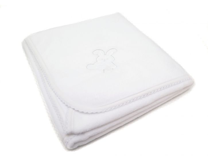 Manta Polar Con Bordado