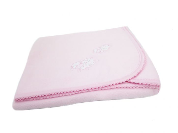 Manta Polar Con Bordado