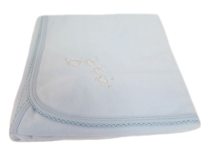 Manta Polar Con Bordado