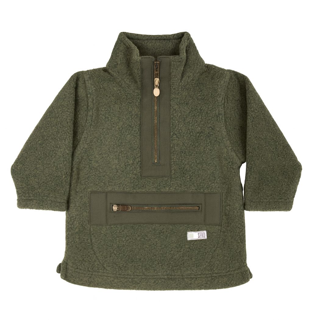 Buzo Polar con Cierre y Bolsillo