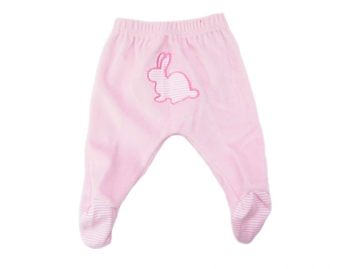 Medio Osito Plush con Pie con Bordado en la Cola