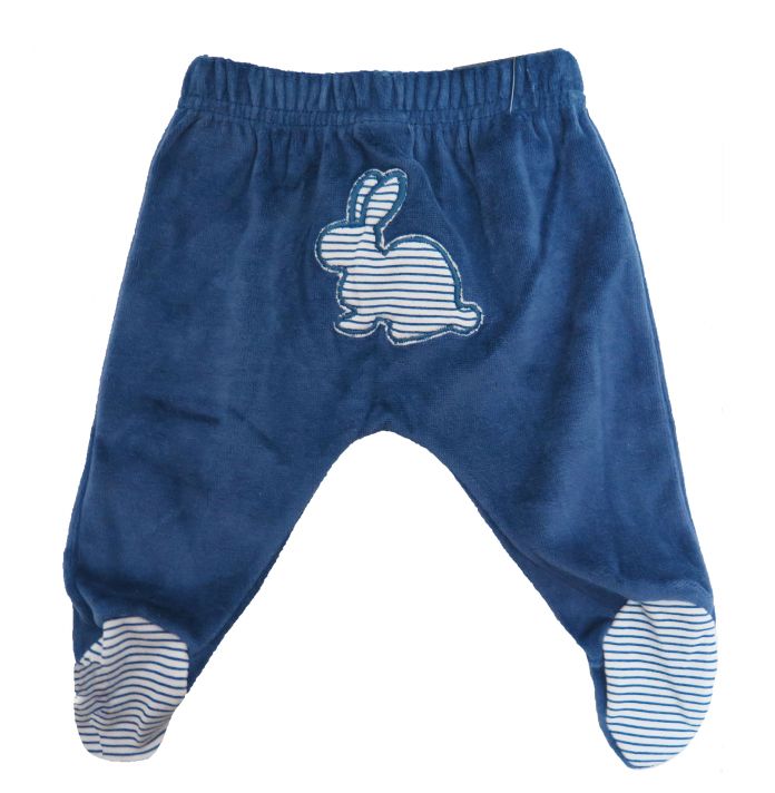 Medio Osito Plush con Pie con Bordado en la Cola