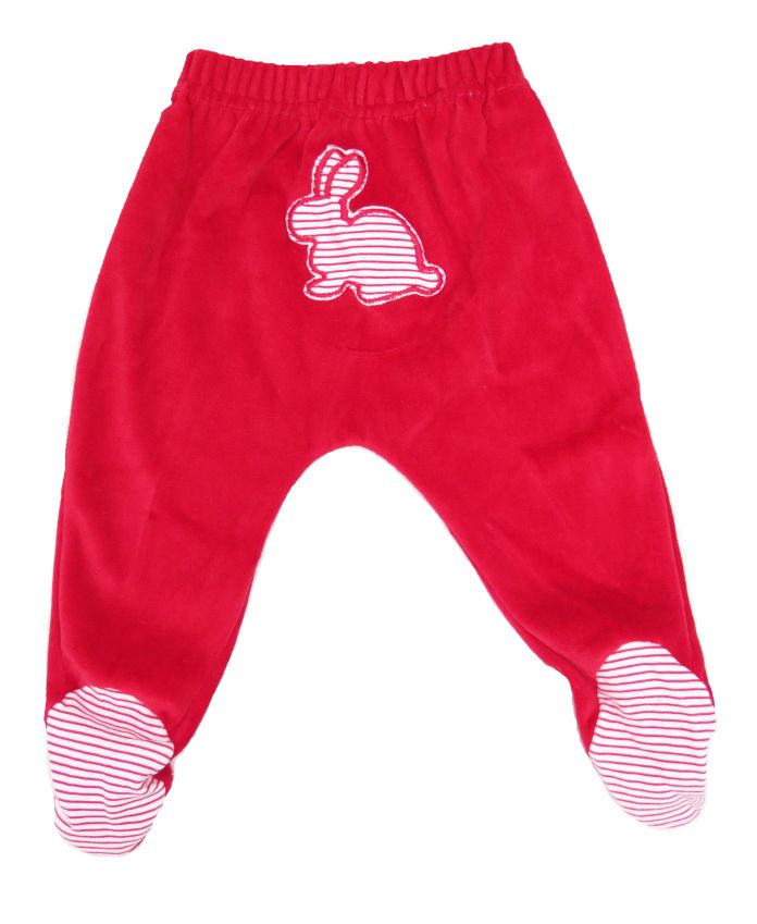 Medio Osito Plush con Pie con Bordado en la Cola