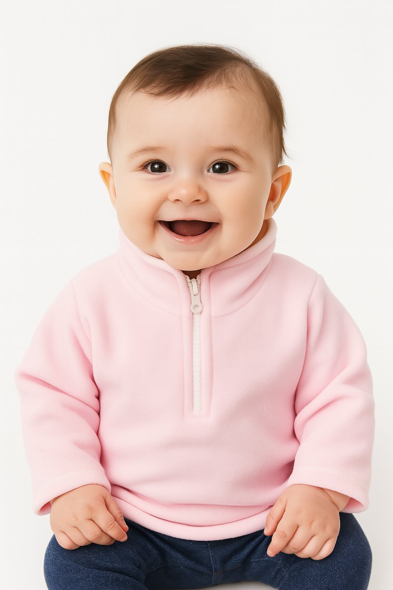 Buzo Polar Liso con Cierre