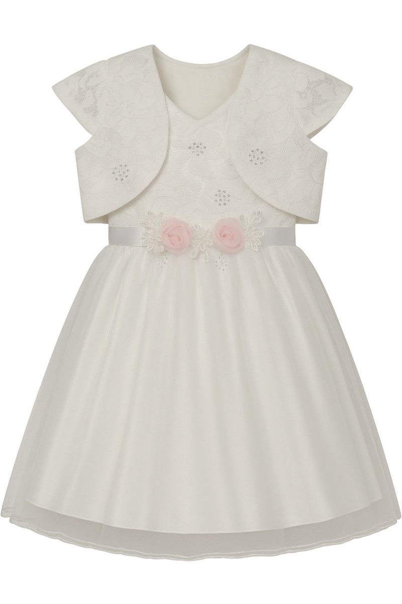 Vestido de Cortejo con Bolero y Falda de Tul