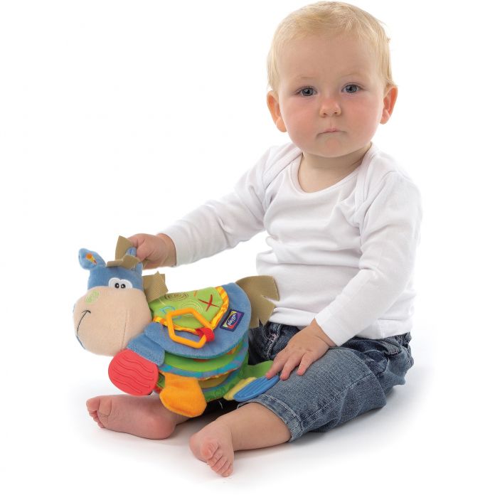 Libro Didactico de Tela Bebe - Clip Clop Con Chifle