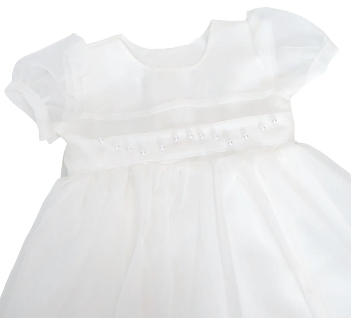 Vestido Bautismo Con Perlas