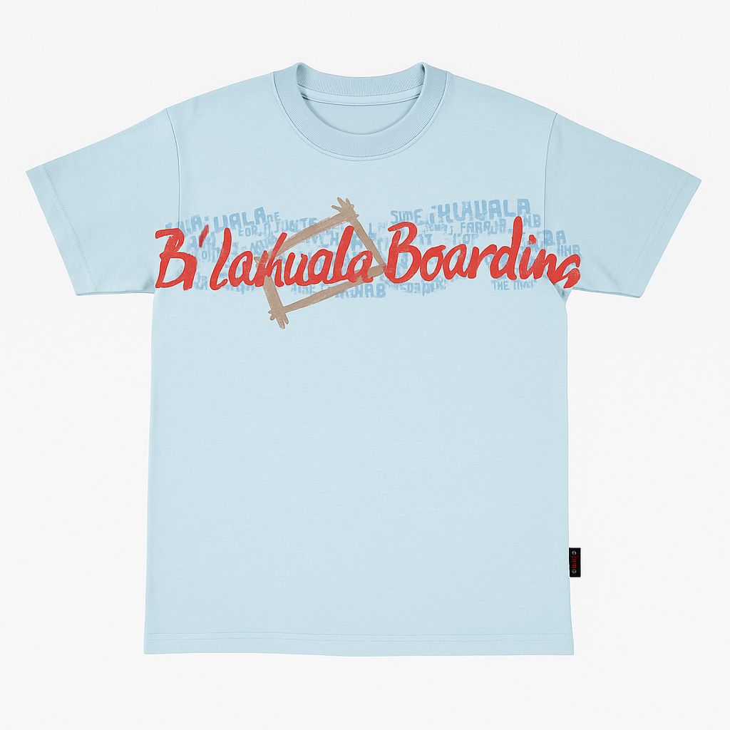 Remera Manga Corta Estampado Boarding