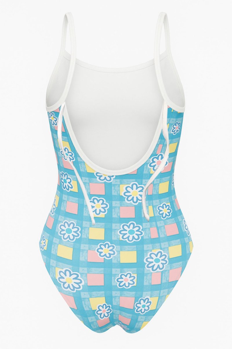 Malla Entera Estampado Flor