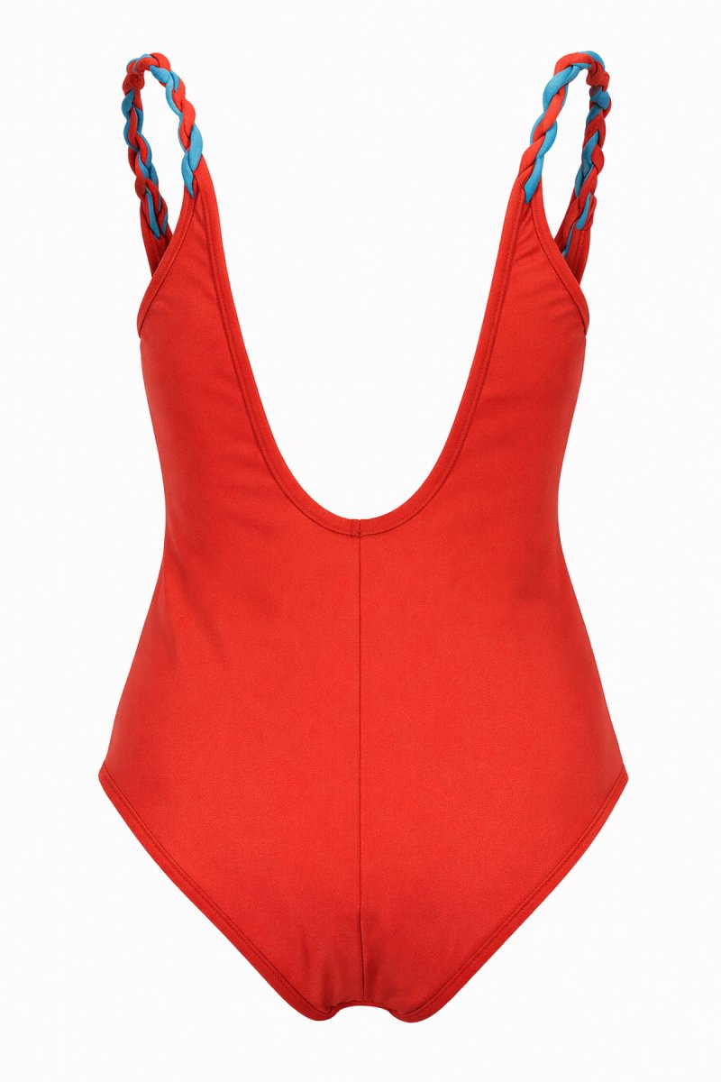 Malla Entera con Breteles Trenzados