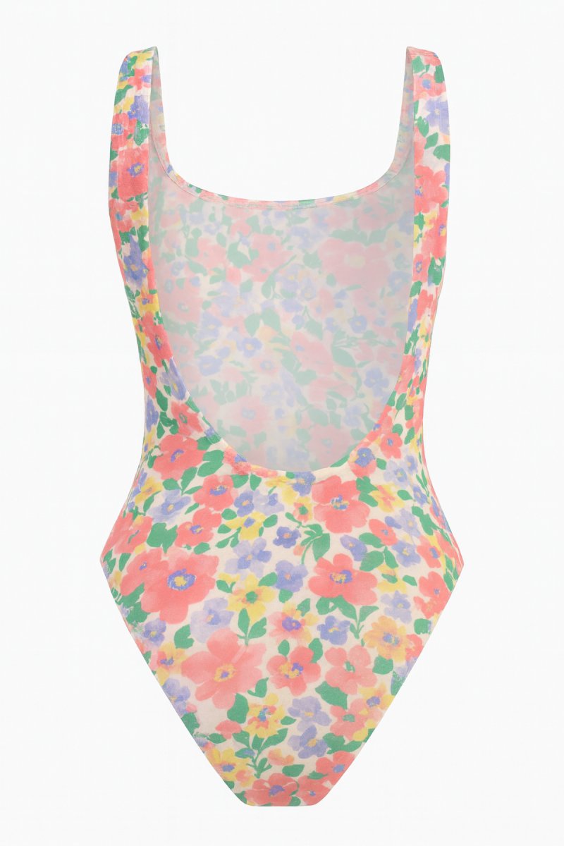 Malla Entera Estampado Floreado