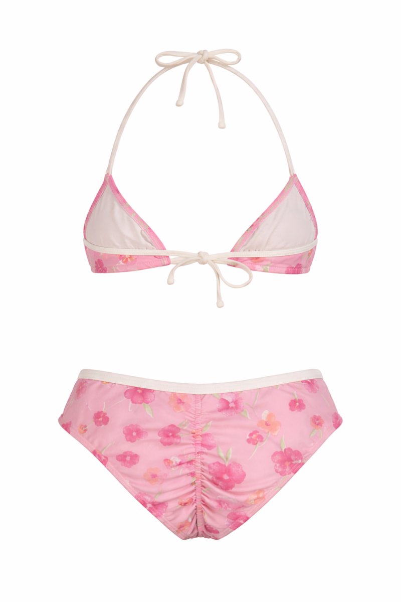 Malla 2 Piezas Estampado Flores