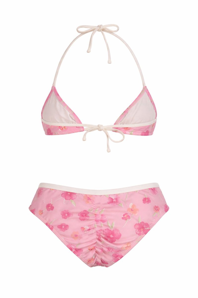 Malla 2 Piezas Estampado Flores