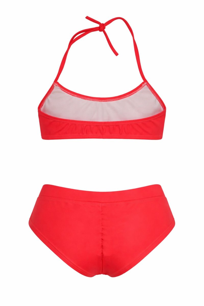 Malla de Baño 2 Piezas con Corazon de Glitter Bordados