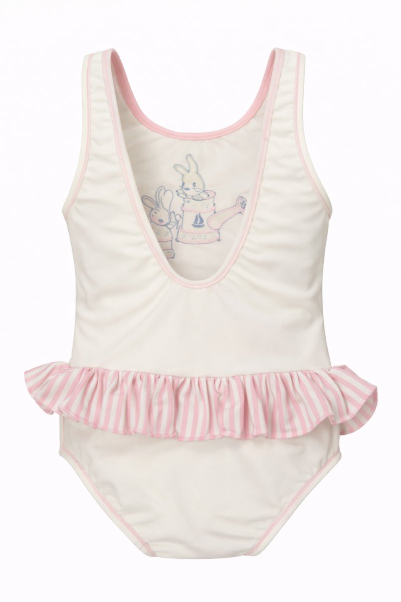 Malla Entera Bordado Conejo y Tetera