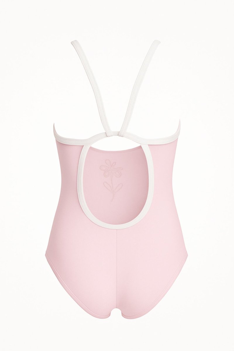 Malla Entera Bordado Corazon con Brillo - Mariposa - Flor