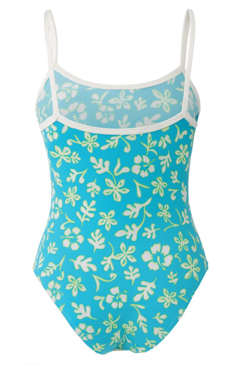 Malla Entera Estampado Flor