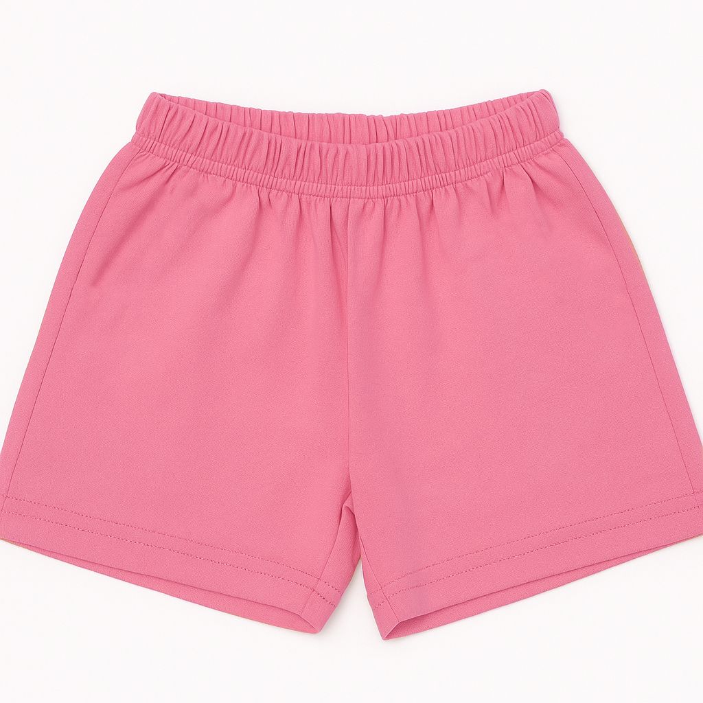 Pantalon Corto - Short liso de algodon