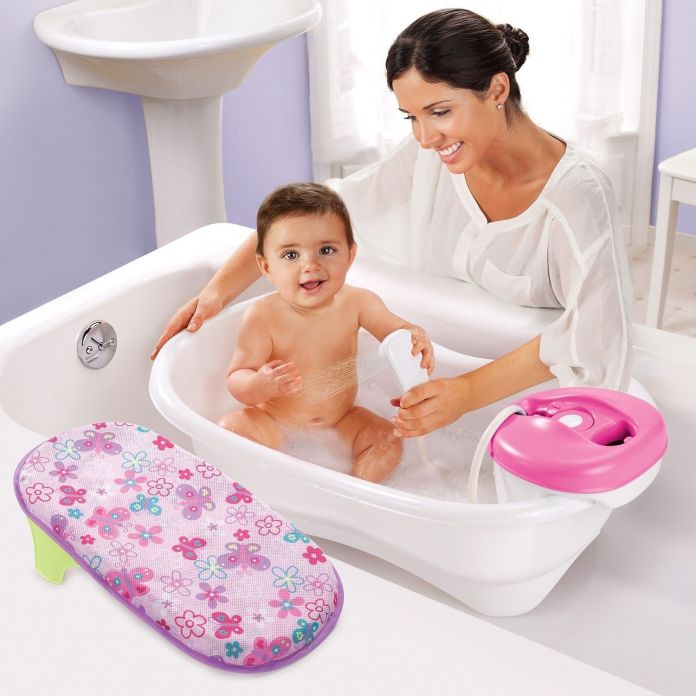 Bañera con duchador a pilas Newborn to Toddler Bath Center & Shower ***SIN PACKAGING***