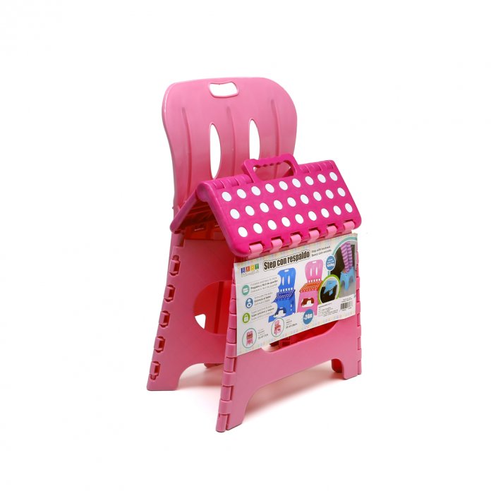 Step Pegable con respaldo / Hasta 100 Kg.