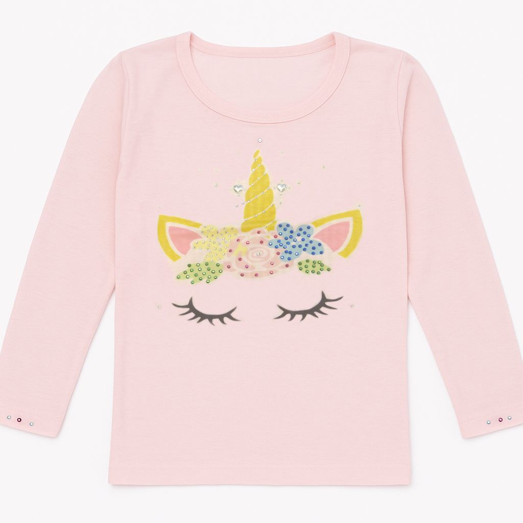 Remera Unicornio Nena manga larga