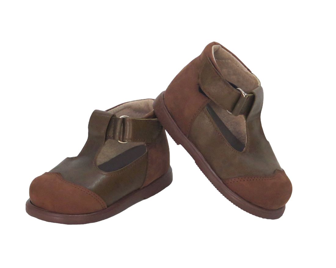 Botanguita Nena Cuero Con Puntera Nobuk