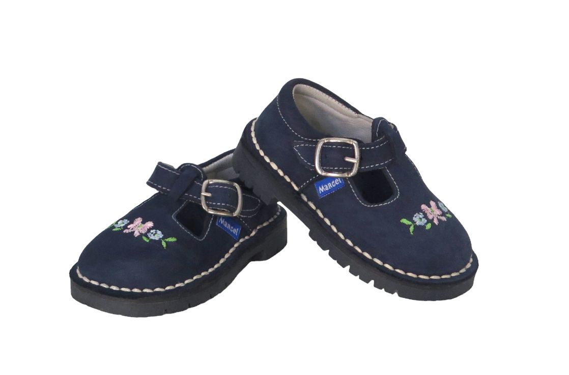 Guillermina Nobuk Con Hebilla Bordada Flor