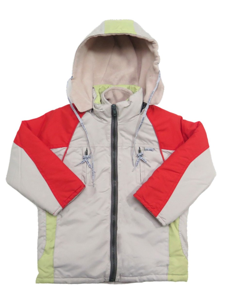 Campera con Capucha Desmontable y Chaleco de Polar