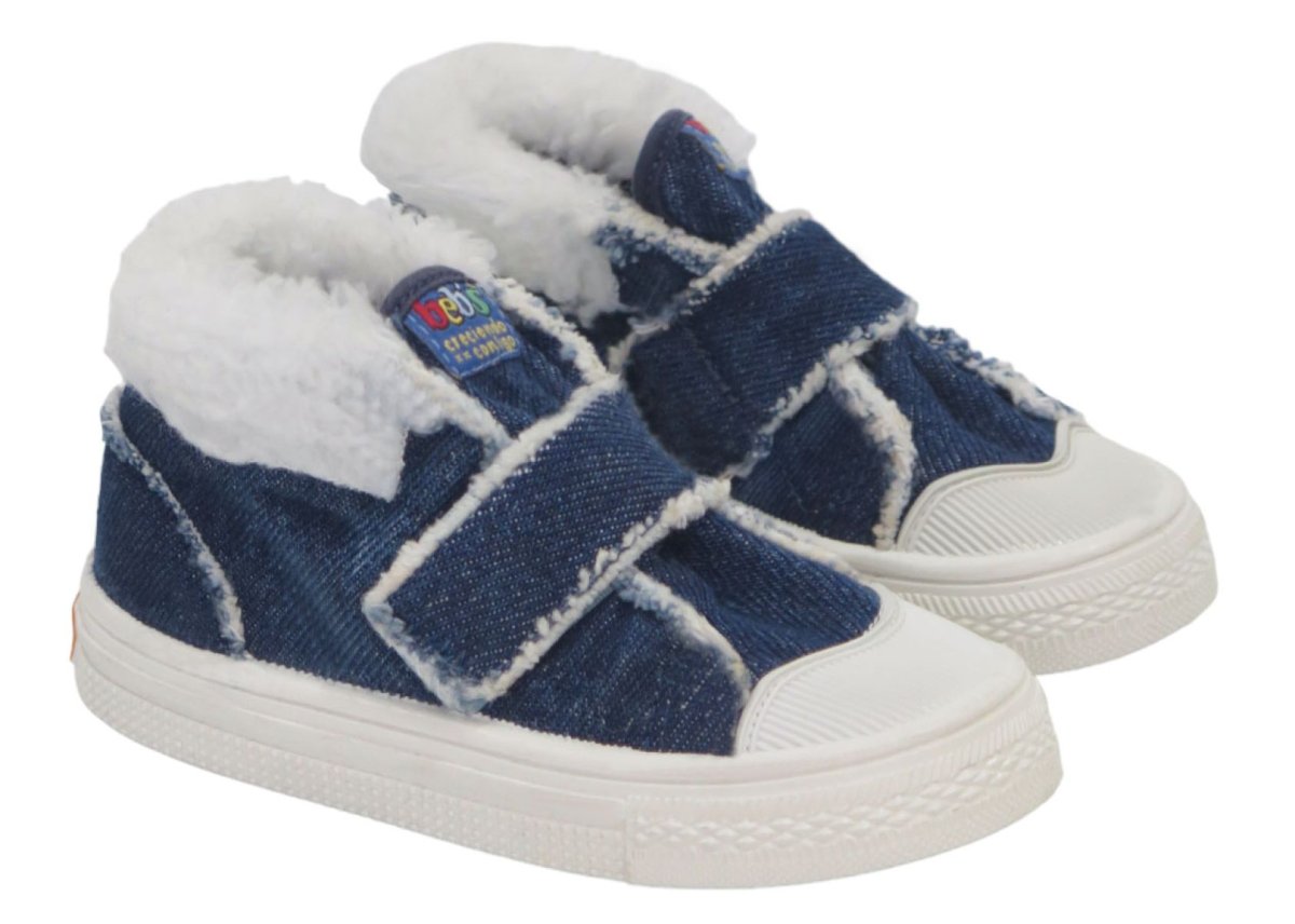 Bota de Jean con Velcro con Cordero