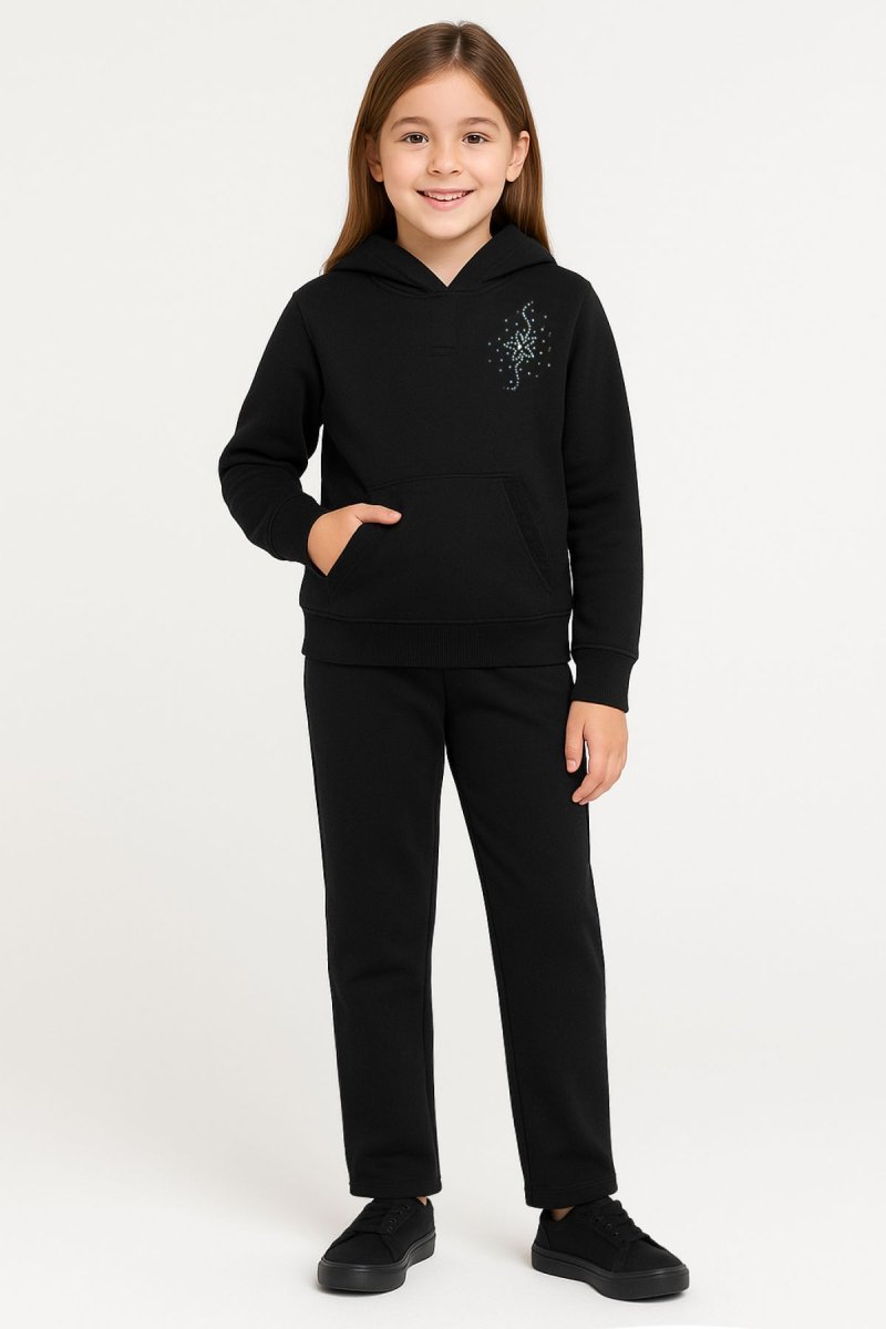 Conjunto Jogging Buzo con Capucha con Tachas y Pantalon