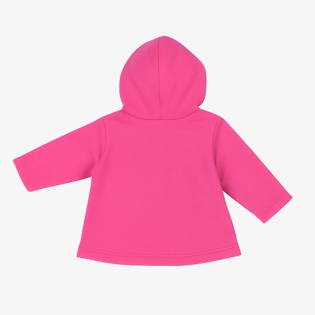 Buzo Frizado Aplique de Lentejuelas con Capucha