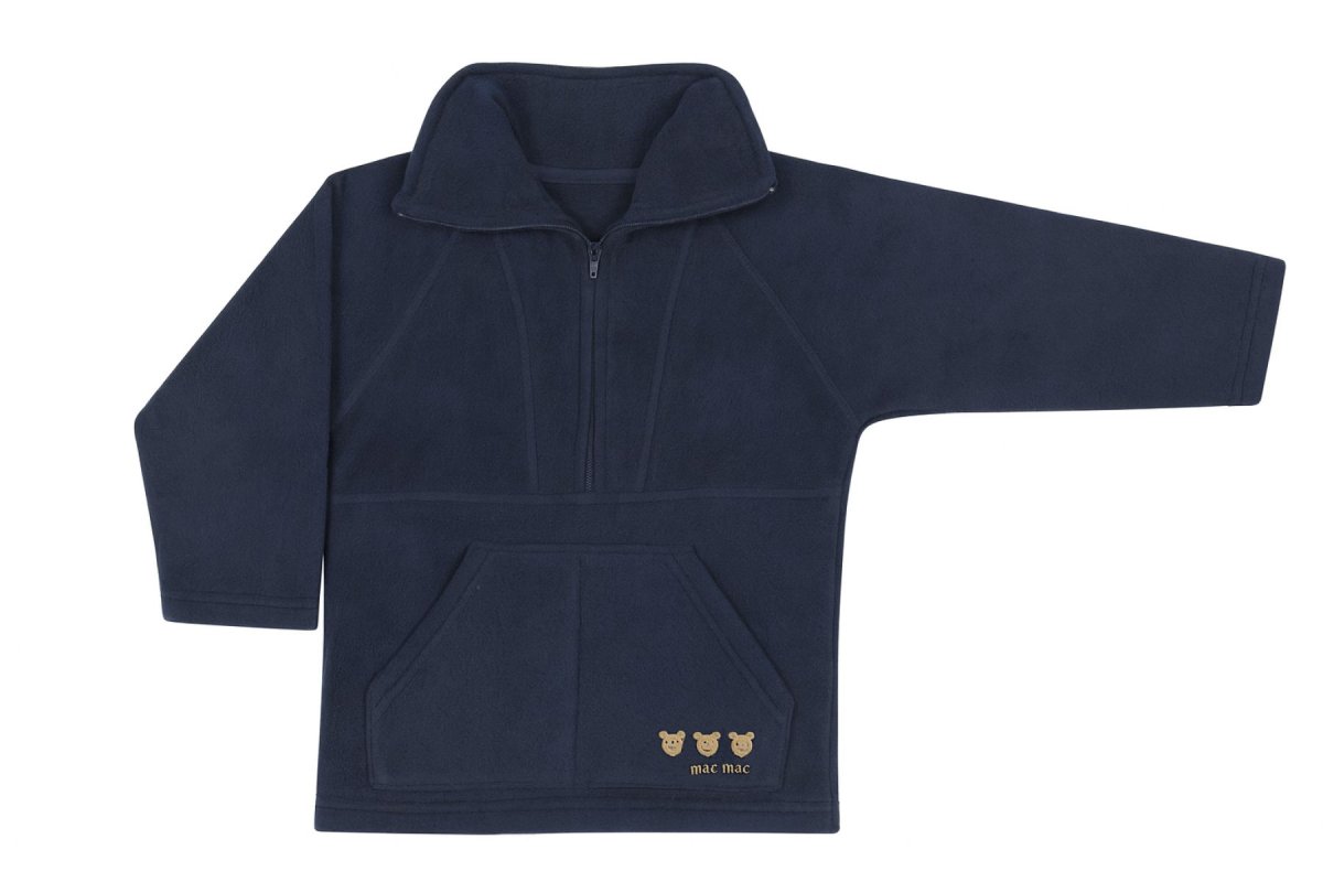 Buzo Polar con Cierre y Osos Bordados