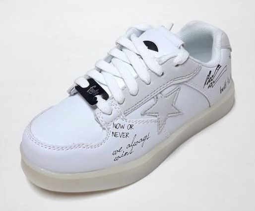 Zapatilla con Cordon Con Luz Led OUTLET (Prende Solo Uno)