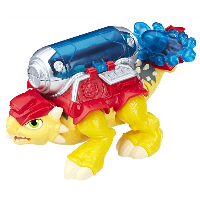 Playskool Heroes - Chomp Squad - Dinosaurios - Incluye figura de Lanza Acua, equipo removible y accesorio