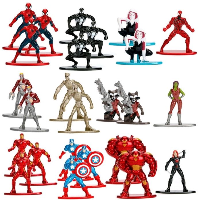 Figura de Metal - Muñeco Miniatura - 5 cm aprox.- Marvel y DC - Avengers y Liga de la Justicia