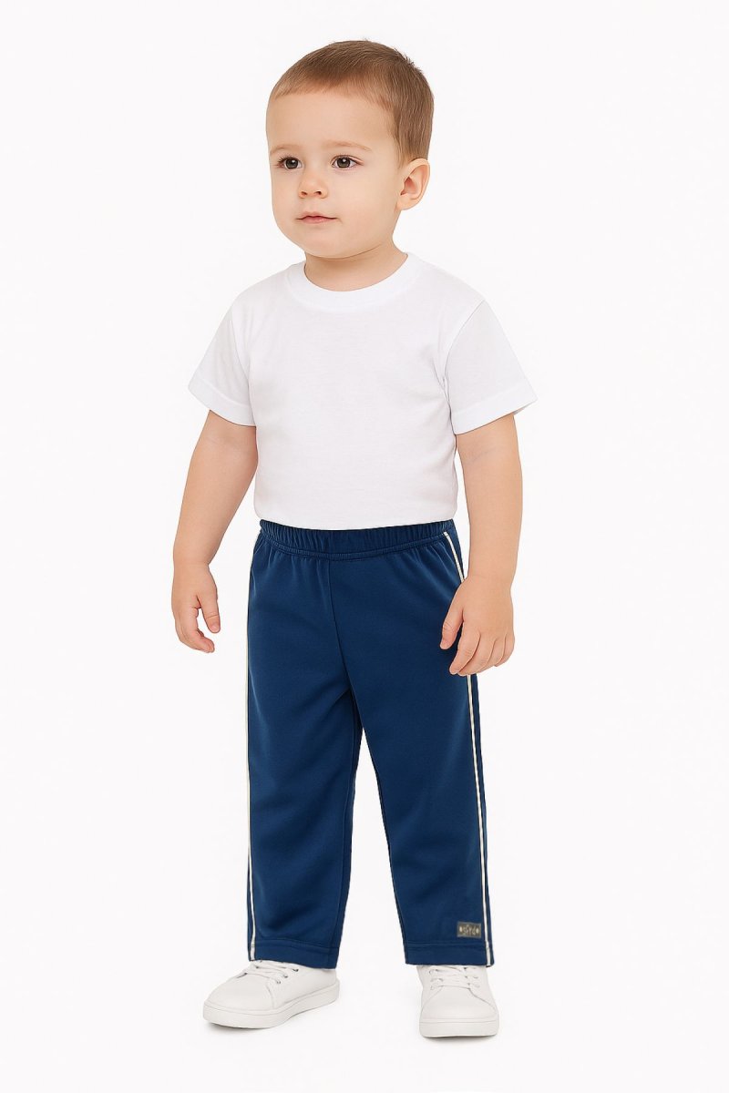 Pantalon de Acetato con Vivo al Costado