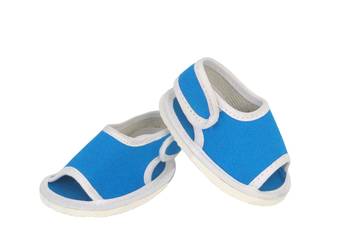 Sandalia  Tela Velcro Con Base