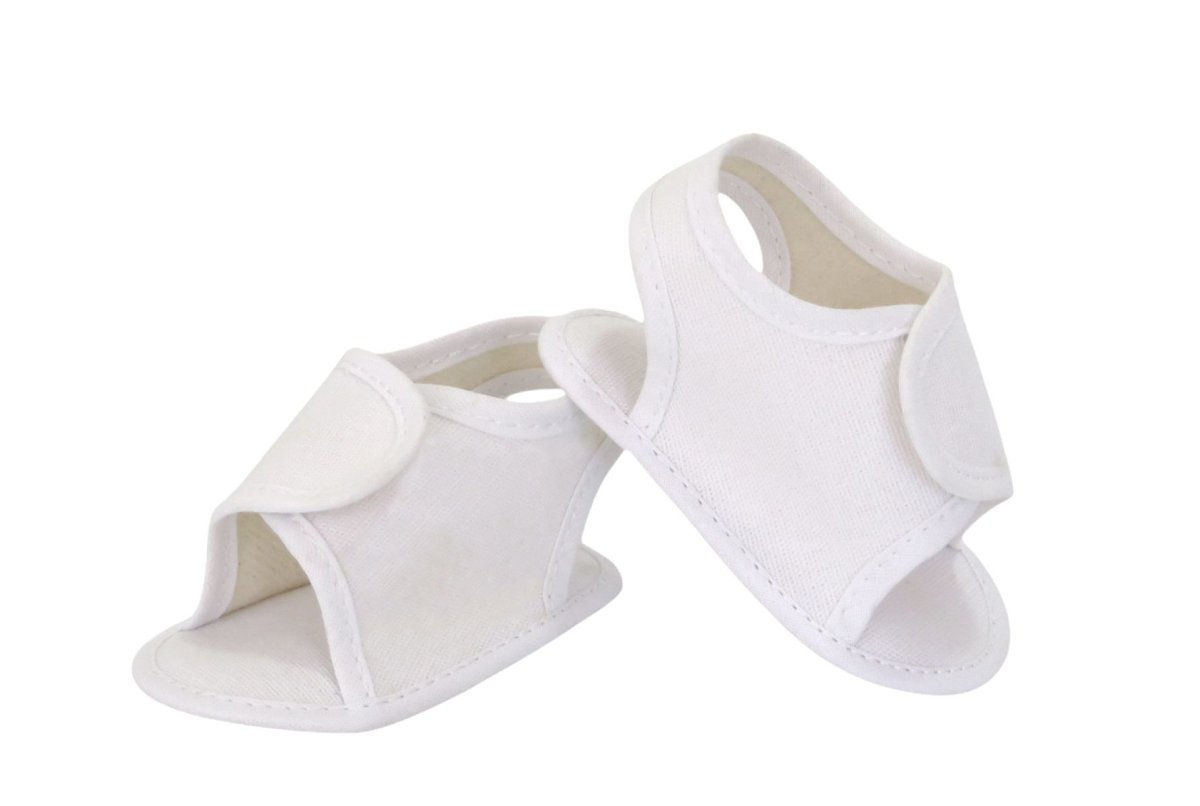 Sandalia Tela Lona Lisa con velcro sin Base