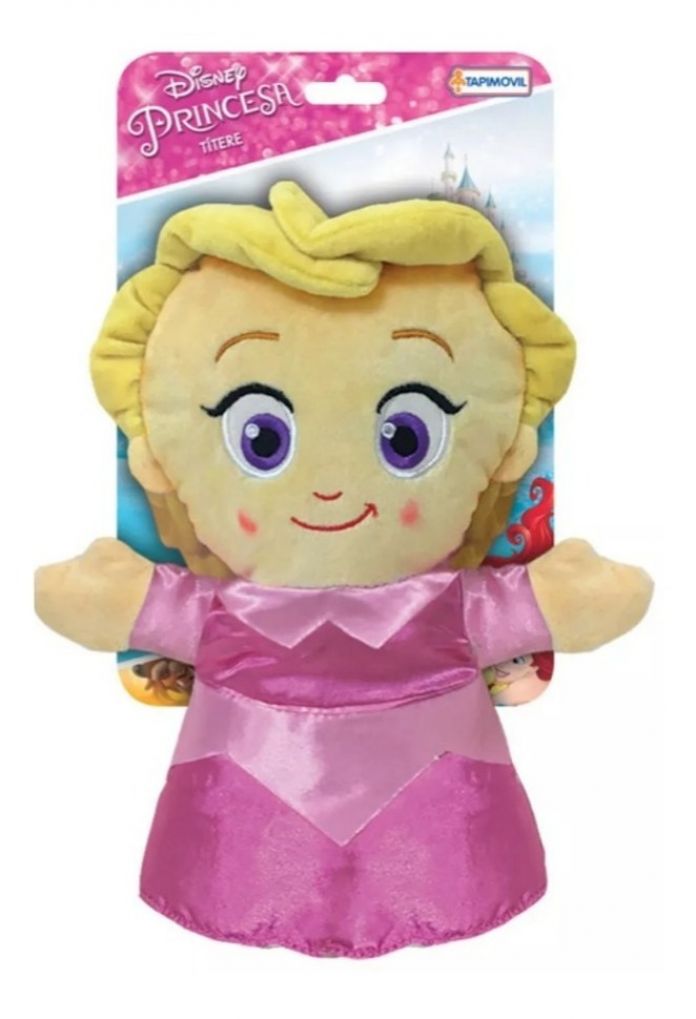 Titere Princesas - Peluche Plush- 33cm - Frozen Anna / Elsa - Princesas Aurora / Cenicienta