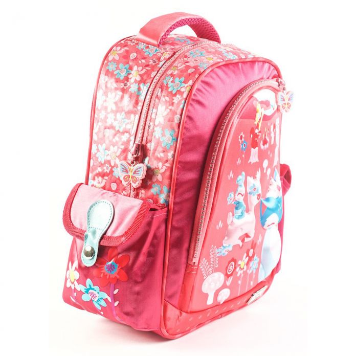 Mochila Espalda Kooshi 32 cm. - Animales 3D - Frente Semirigido