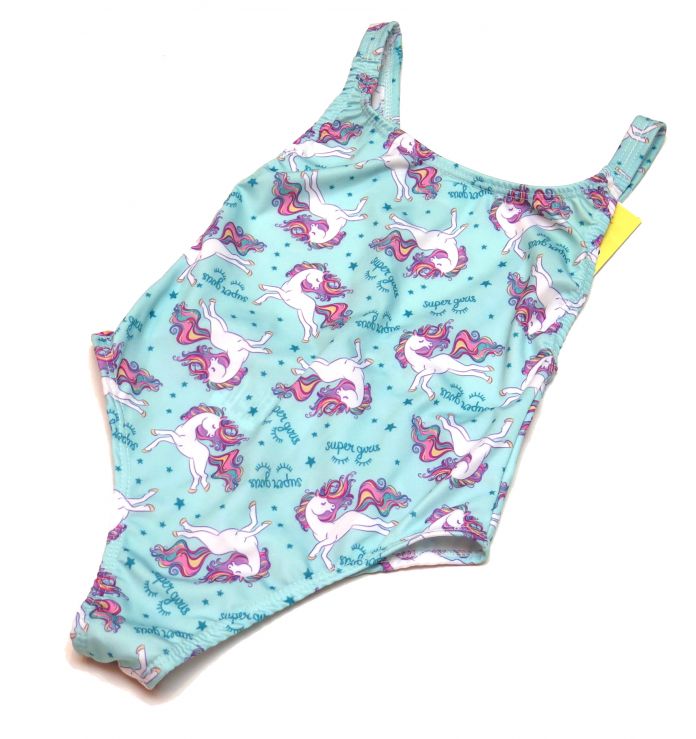 Malla de Baño Entera Estampado Unicornio