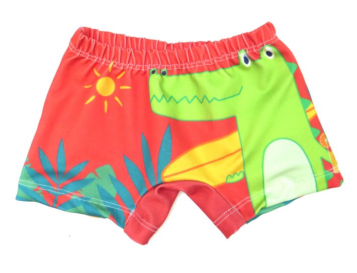 Malla De Baño Short De Lycra Estampado Animal