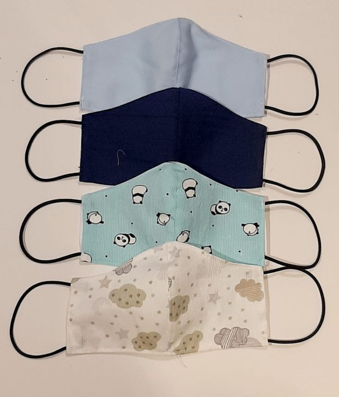 Barbijo Mediano Estampado - 6 a 12 Años