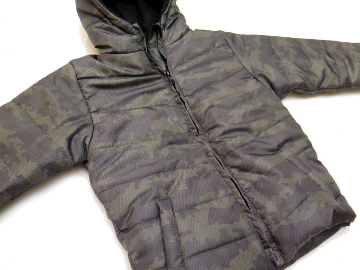 Campera De Abrigo Camuflada Con Polar interior