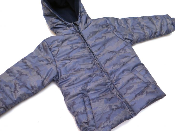 Campera De Abrigo Camuflada Con Polar interior