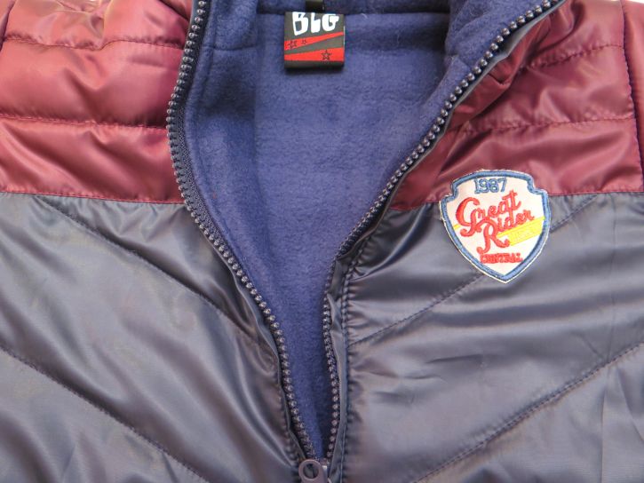 Campera De Abrigo dos colores Con Polar interior