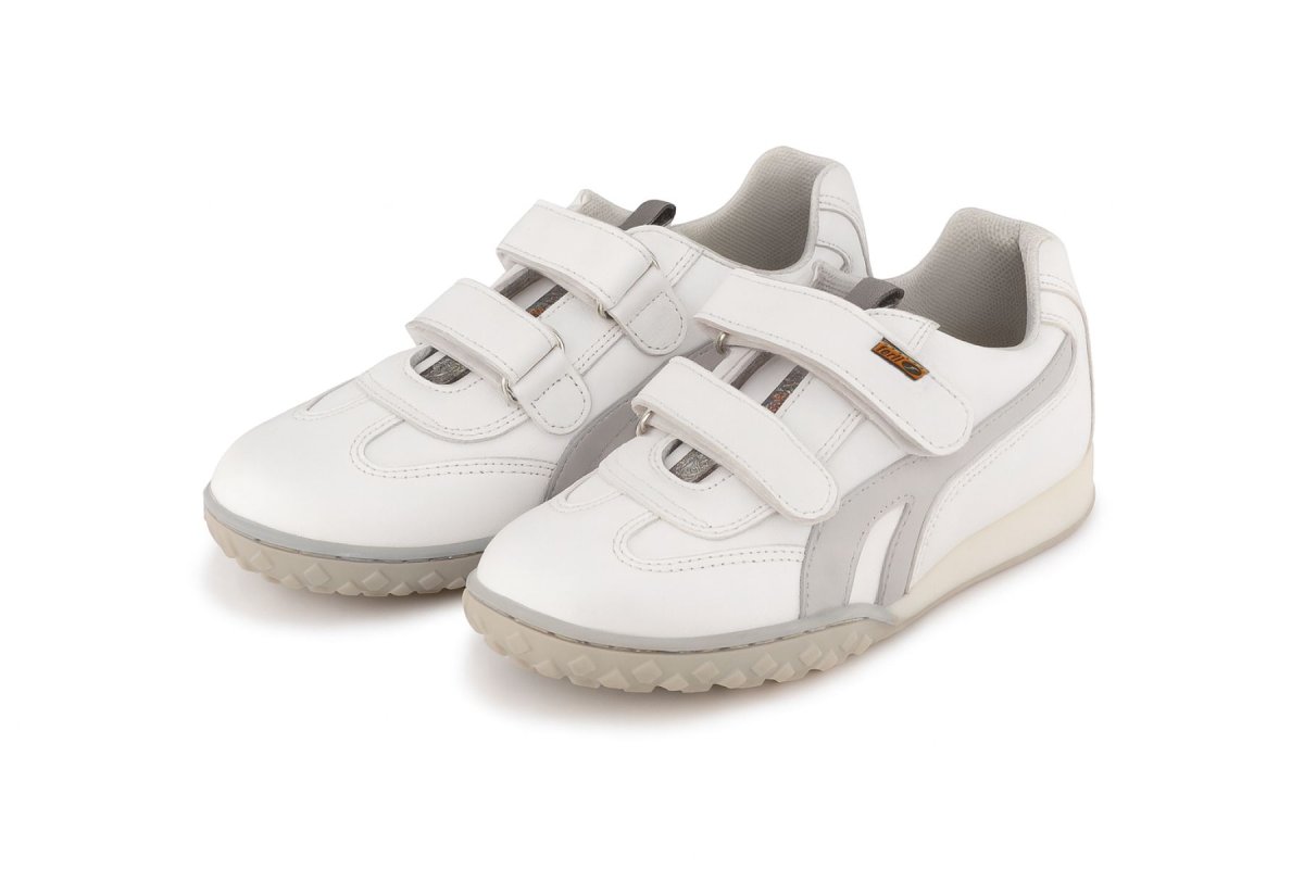 Zapatilla Cuero Doble Velcro